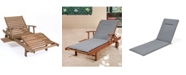 Amazonia Patio Chaise Lounger with Cushion